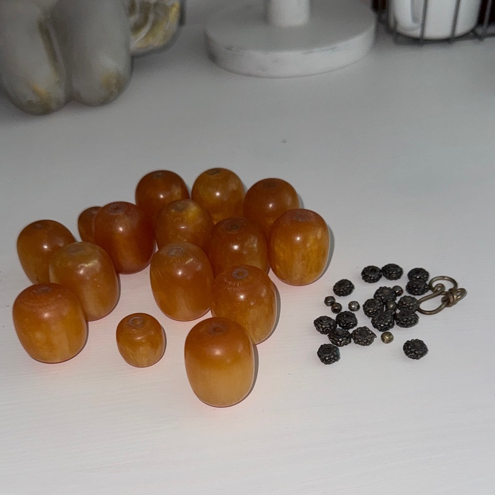 Jewelry Making Kit Chunky Bulky Beads with Metal Spacers - Picture 3 of 6